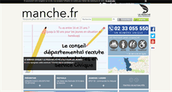 Desktop Screenshot of manche.fr